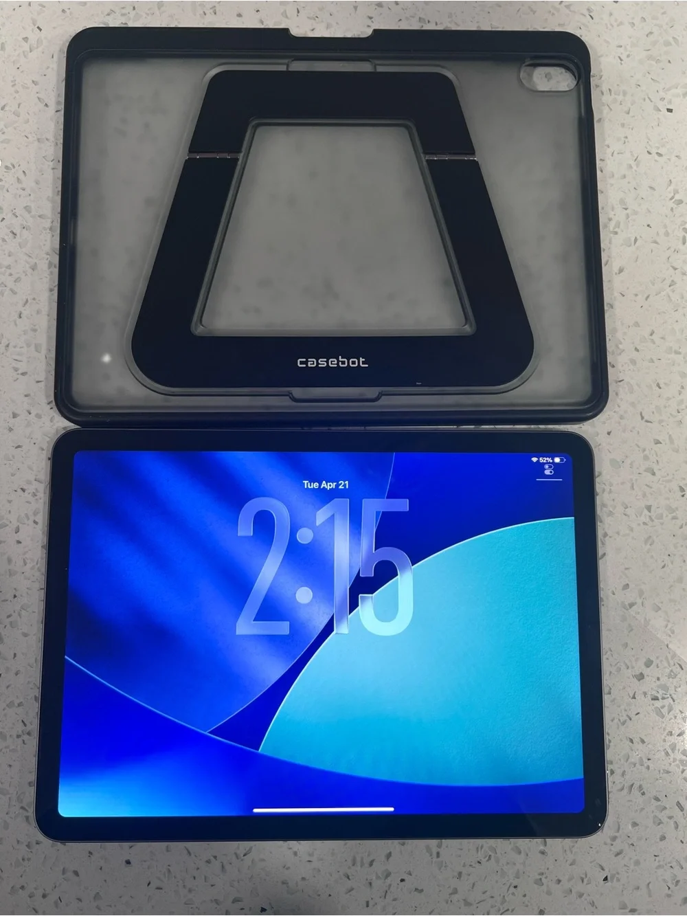 Apple iPad Tablet - Black Bezel with Blue Display
